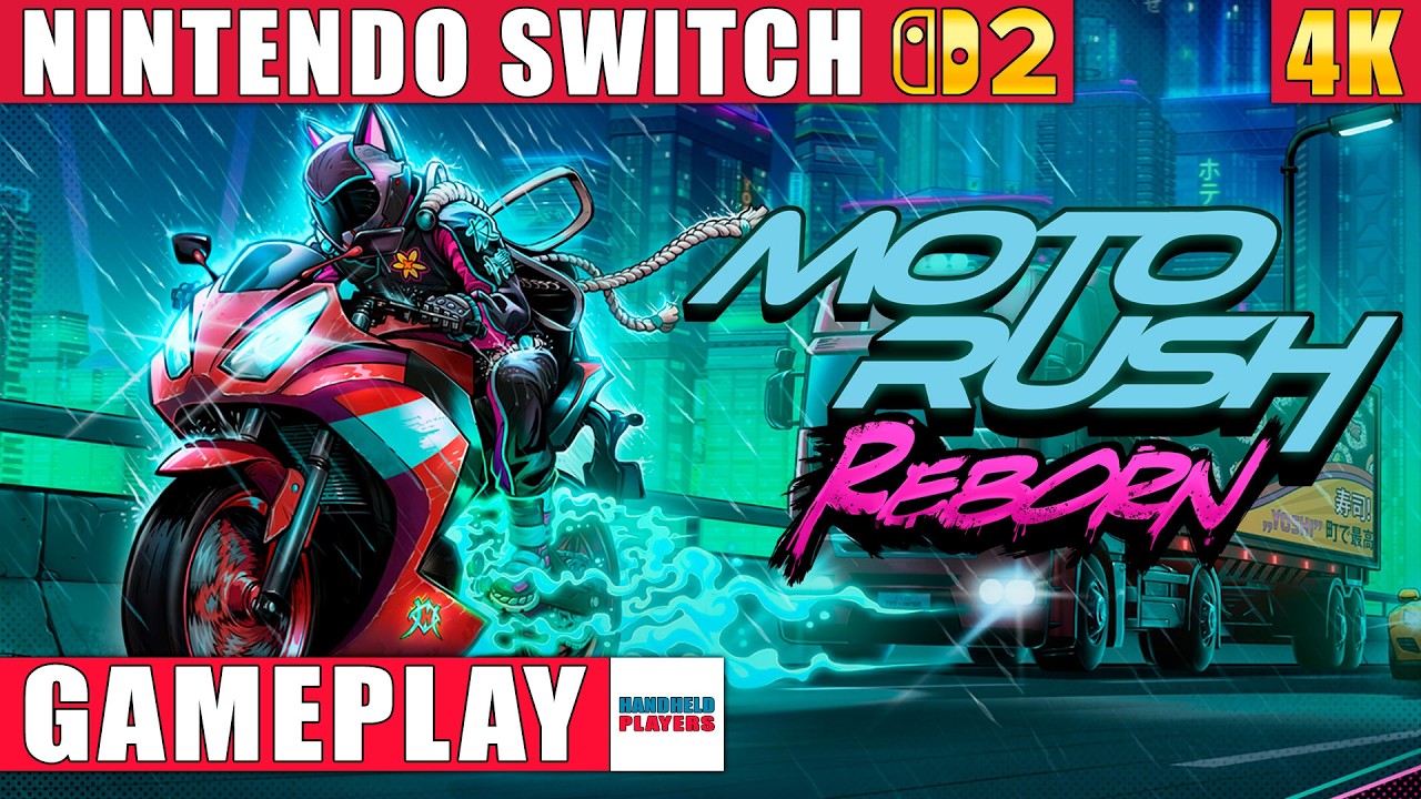 Moto Rush Reborn Nintendo Switch 2 Gameplay in 4K