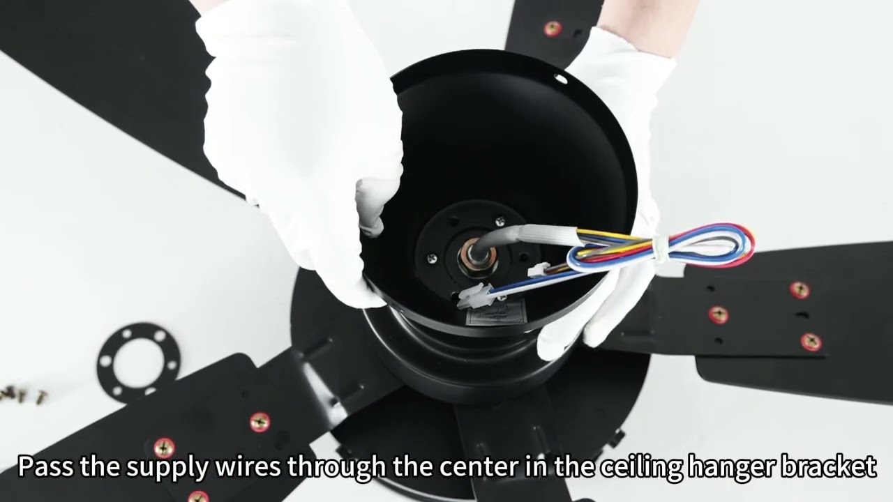Model QH1327 ceiling fan Installation video