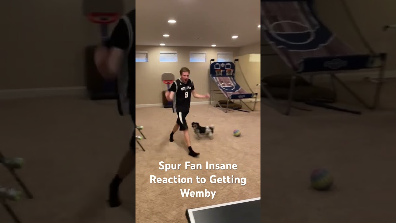 Spurs Fan Reaction to Getting Wemby #nba #wemby #spurs