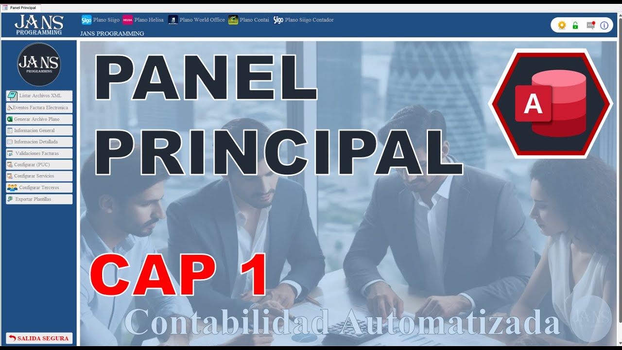Panel Principal en Access Cap1