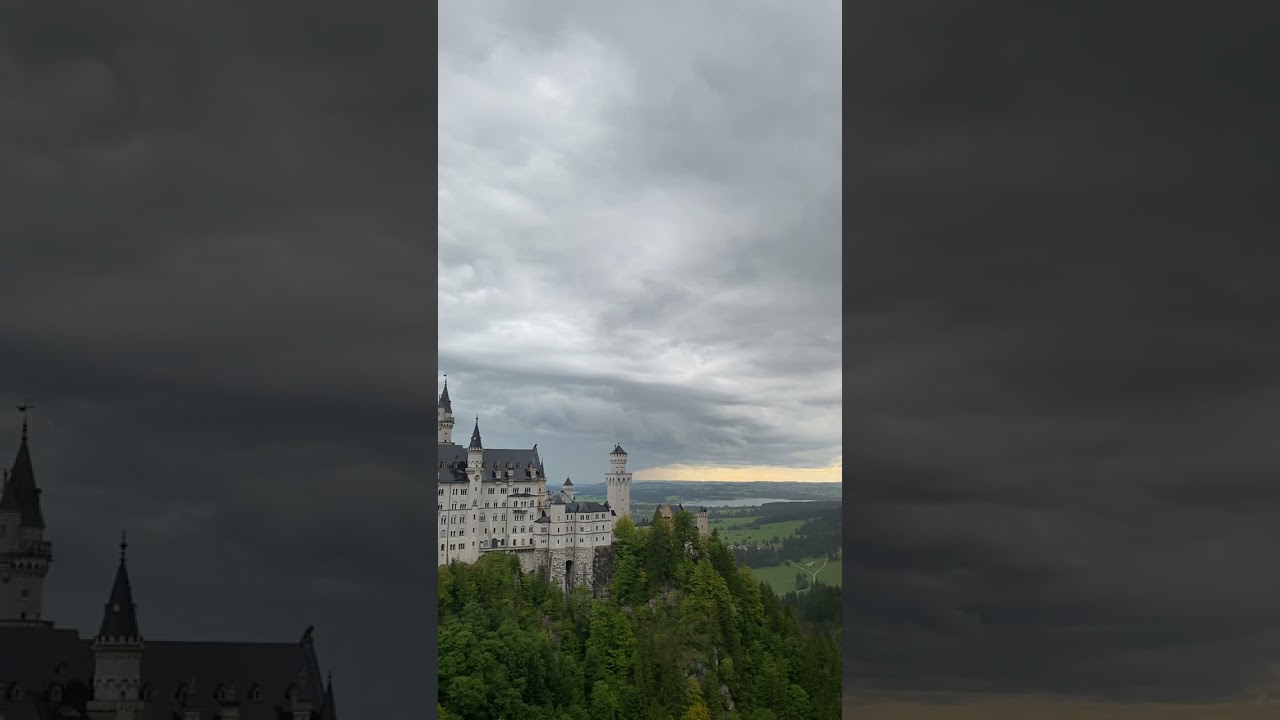 F&uuml;ssen Neuschwanstein Castle | Germany top ten place to visit #neuschwanstein #shorts #trending