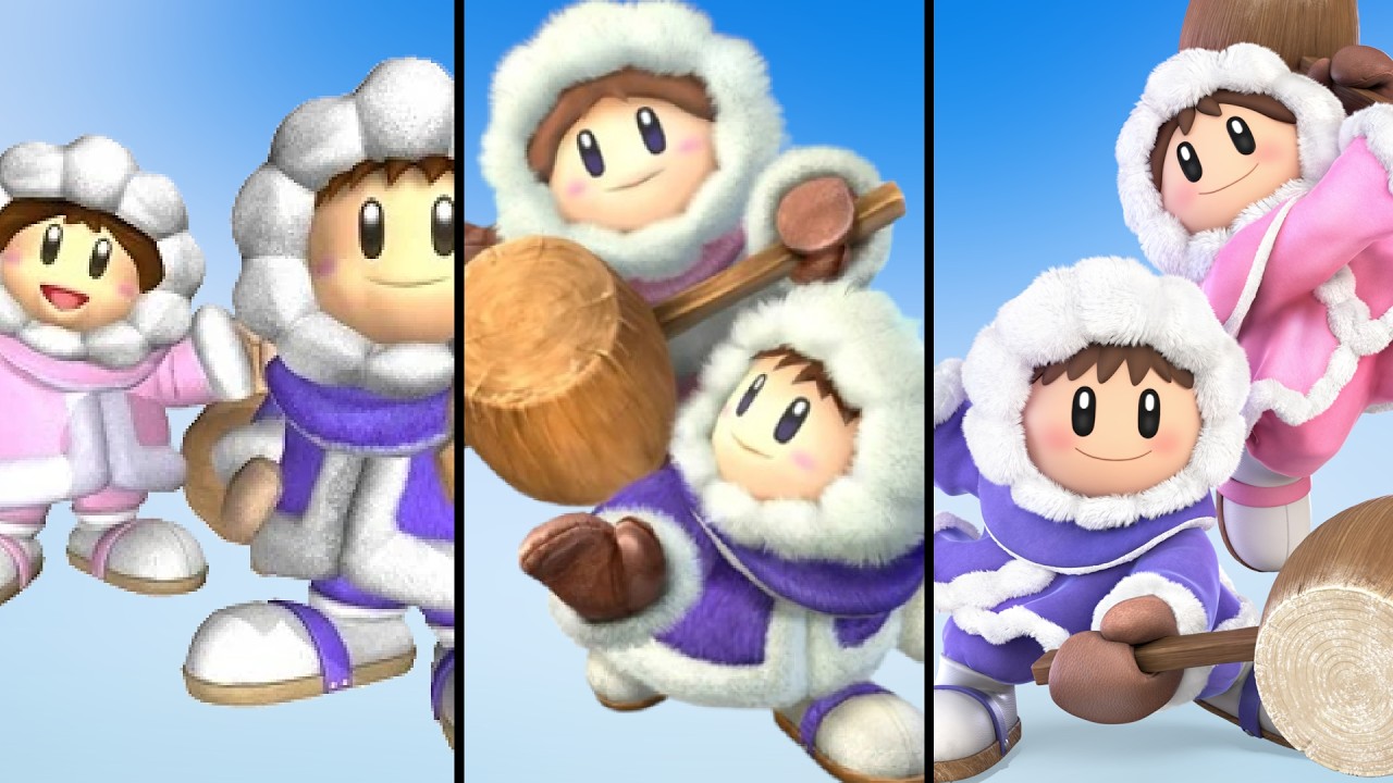 Ice Climbers Moveset Evolution in Smash Bros.