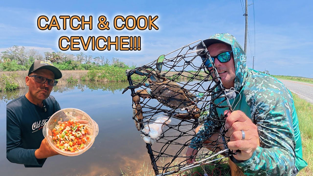 FLORIDA BLUE CRABS TO CEVICHE! CATCH & COOK ADVENTURE!