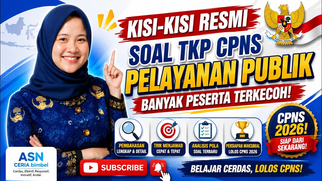 Soal TKP Pelayanan Publik Ini Terlihat Mudah, Tapi Banyak yang Salah !!!