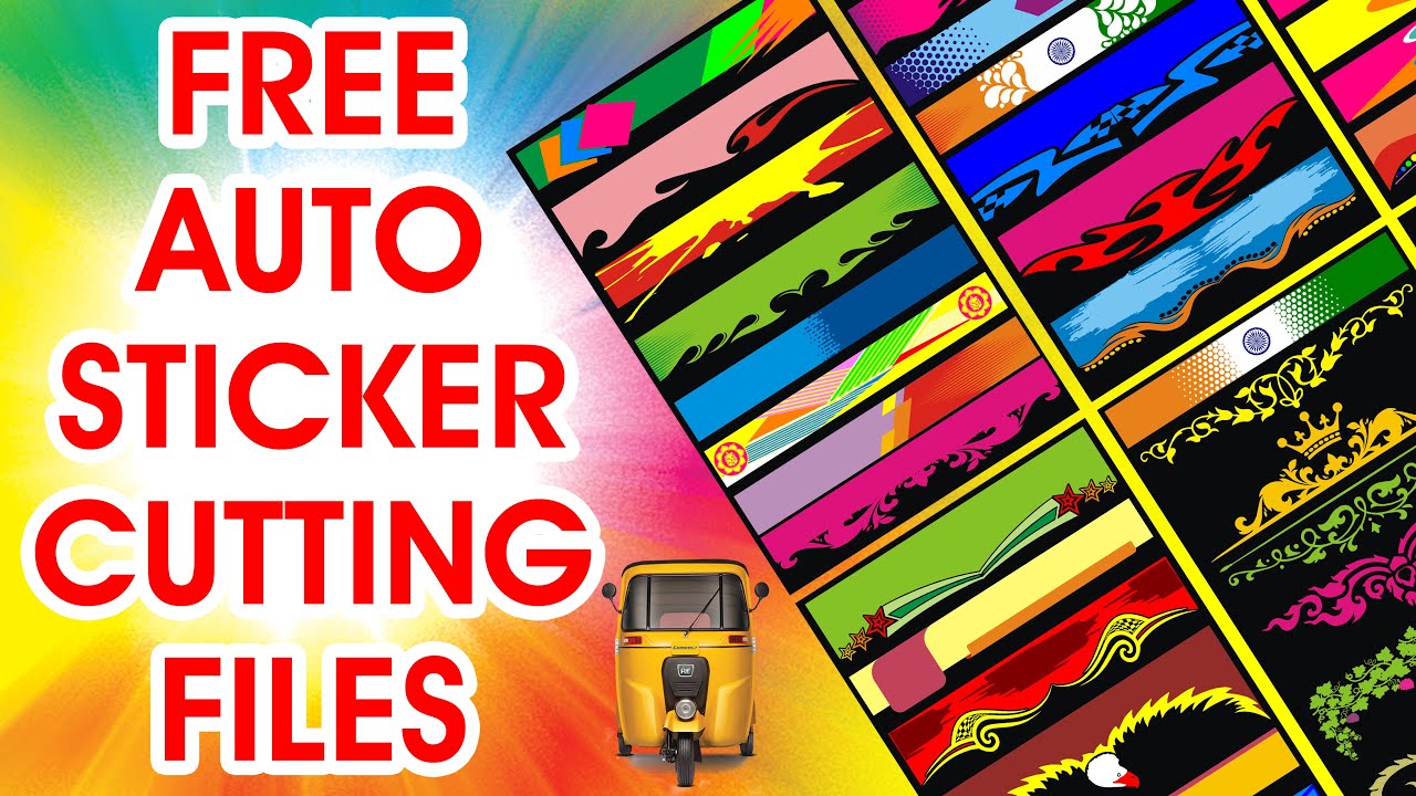 FREE AUTO STICKER CUTTING FILES || CORELDRAW || FLEXISIGN || FREE DOWNLOADS ||