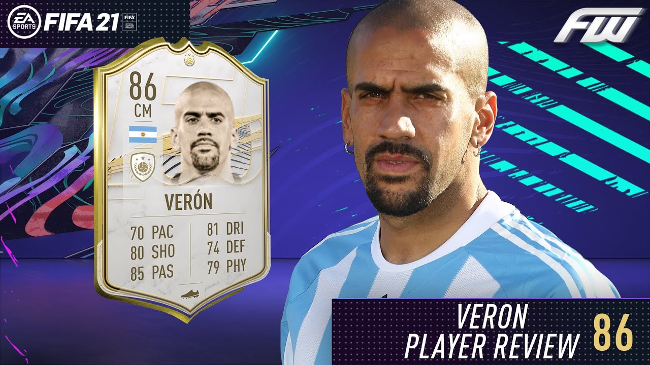 ICON VERON Review (86) A Solid All-Rounder! FIFA 21 Jaun Sebastian Veron Player Review