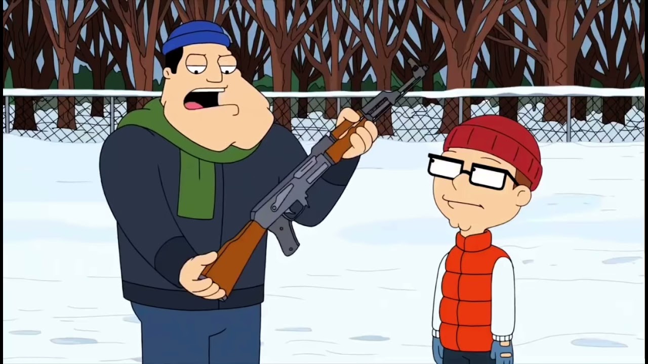 American dad: for whom the sleigh bell tolls - Steve shoots Santa