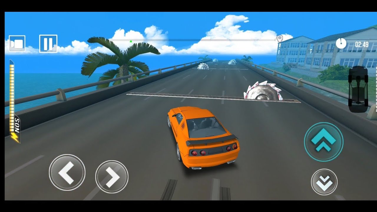 Speed Car Bumps Challenge. mobilgames gameplay o&lsquo;lim poygasi