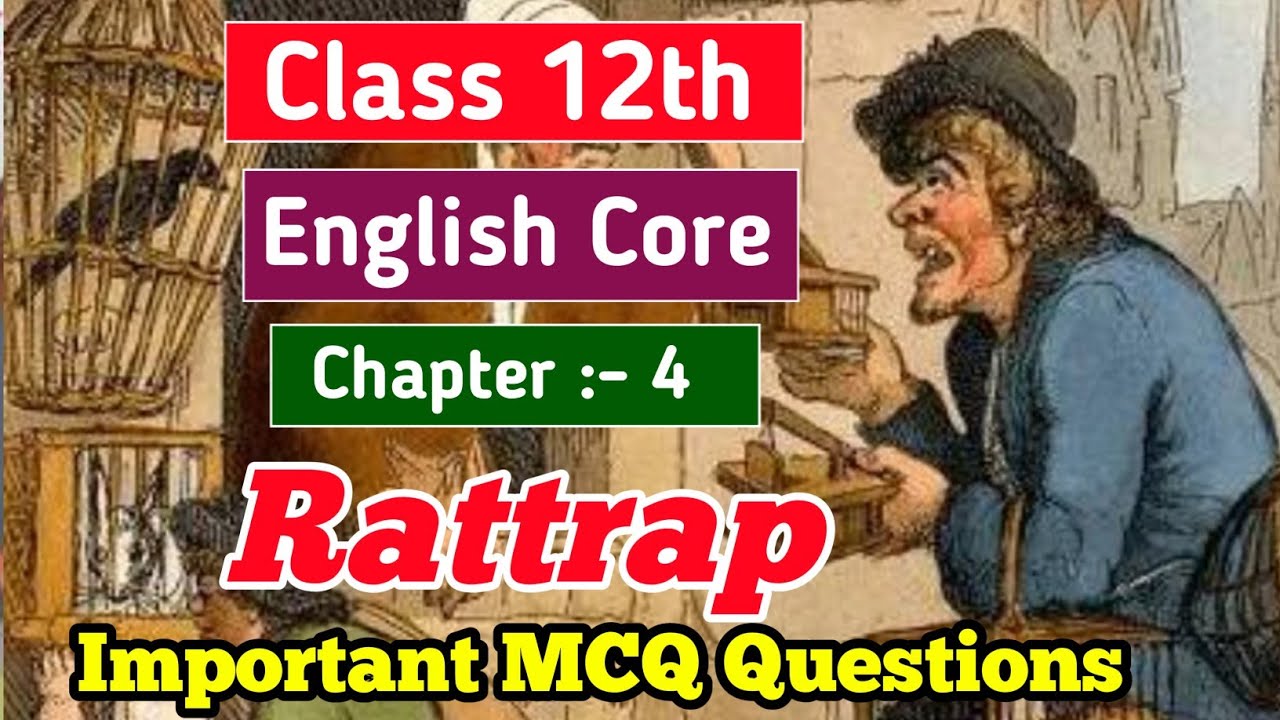 Class 12th English Chapter 4 Rattrap MCQ। Jac Board Class 12th English Model Paper 2026 