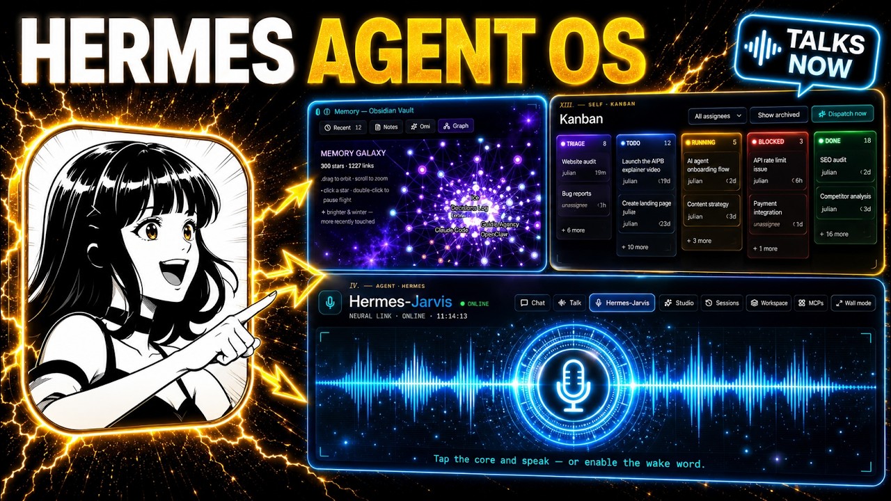 Гермес: Agent OS + Obsidian + Kanban + Paperclip