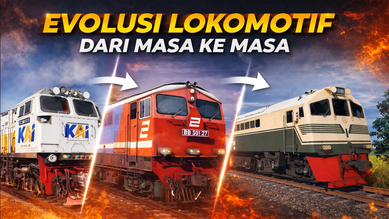 Kereta Api Zaman Dulu vs Sekarang: Perubahan Lokomotif yang Mengejutkan | Trainz Simulator Indonesia