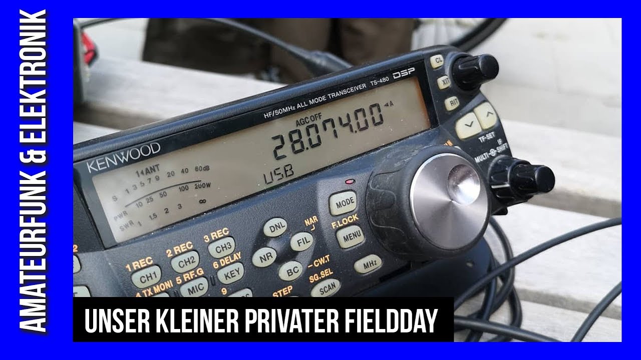 Unser kleiner privater #Amateurfunk #Fieldday am Nachmittag