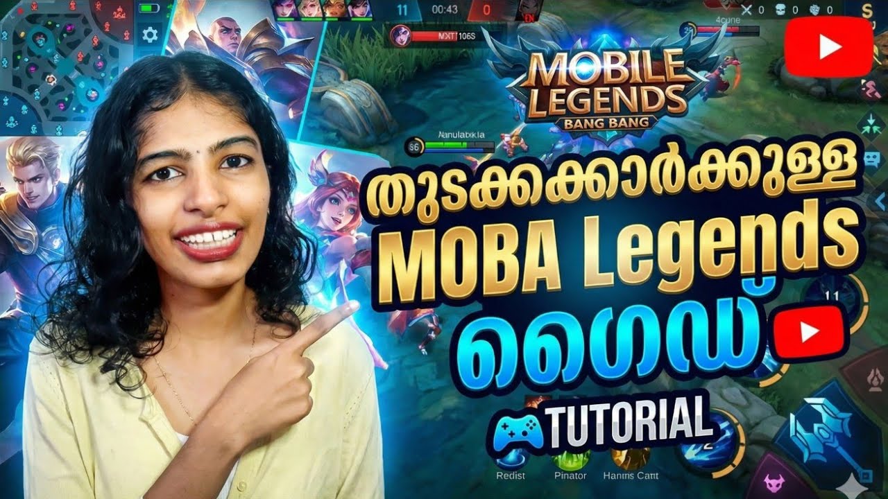 MOBA LEGENDS SIMPLE BEGINNER'S GUIDE | MALAYALAM |#cornflares #mlbb