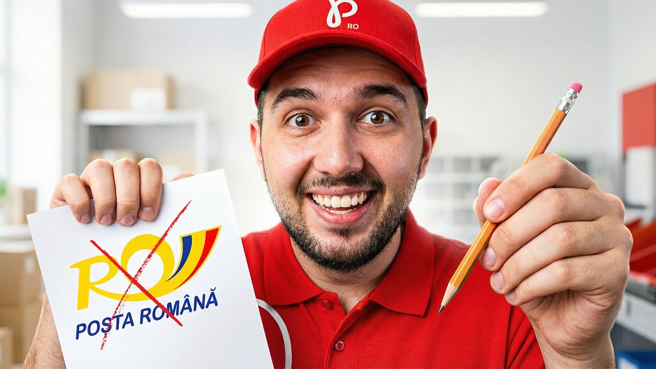 Am refăcut logo-ul Poșta Română… Merită 50.000€ sau nu 🤔?