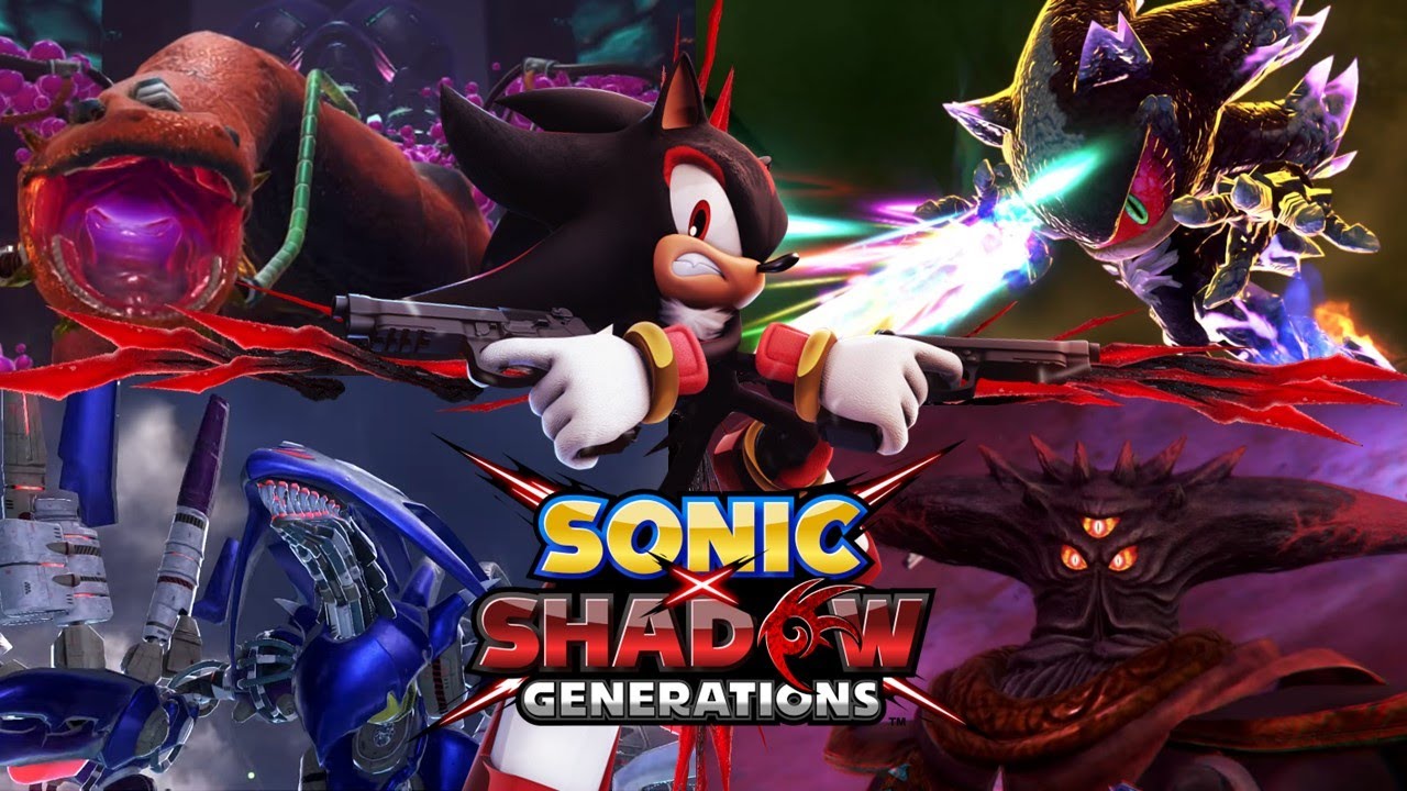 Sonic X Shadow Generations | Shadow VS ALL Bosses (S Rank)