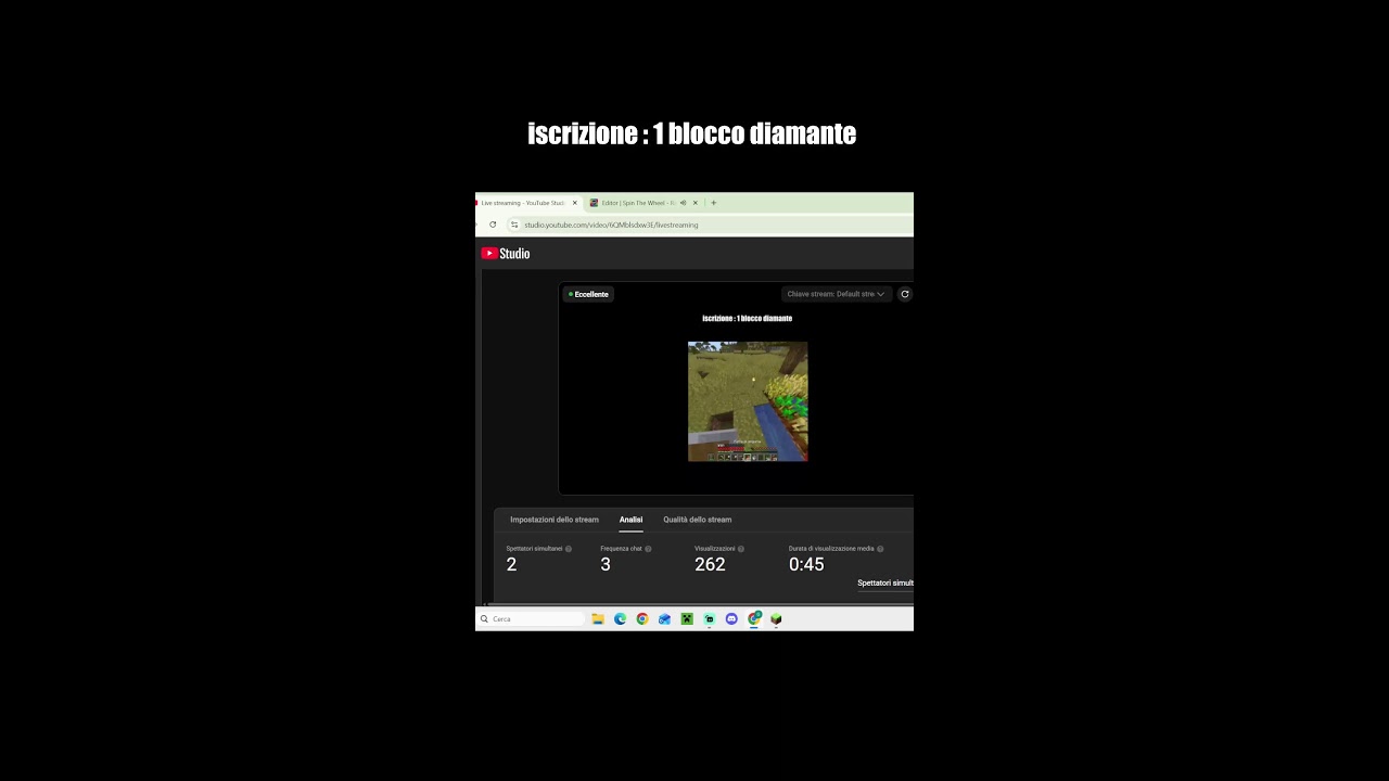 LIVE SU MINECRAFT #viral #minecraft