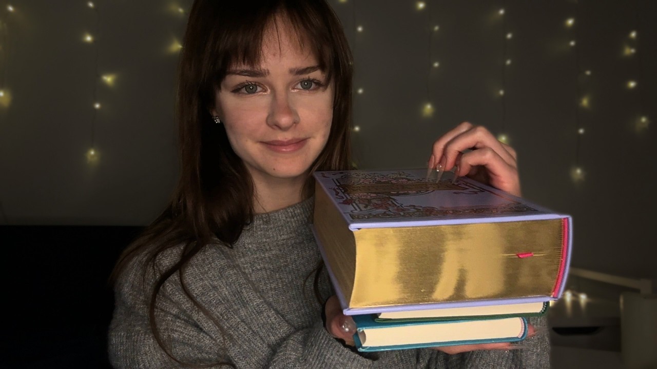 Book Sounds [ASMR] Page Flipping, Scratching, Tapping (No Talking)