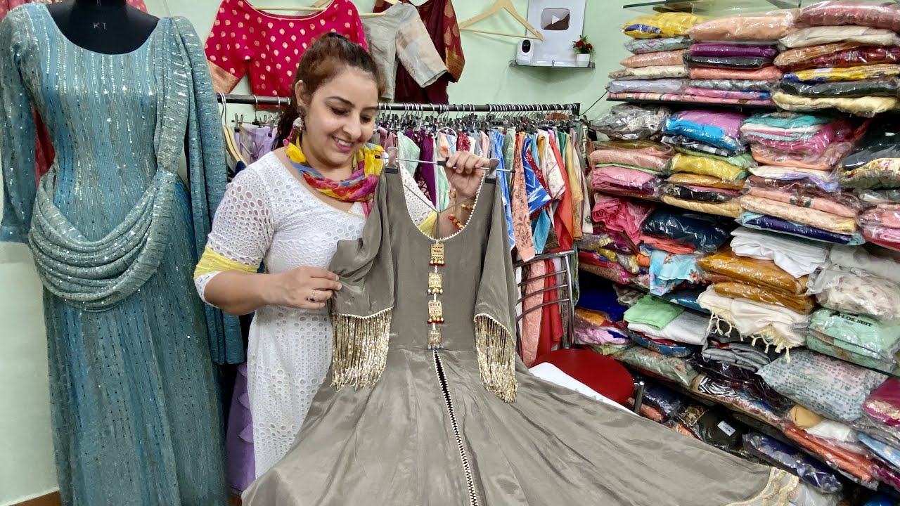 DESIGNER FROCK SUIT | ANARKALI | RITU BOUTIQUE CHANDIGARH ph 9876724408