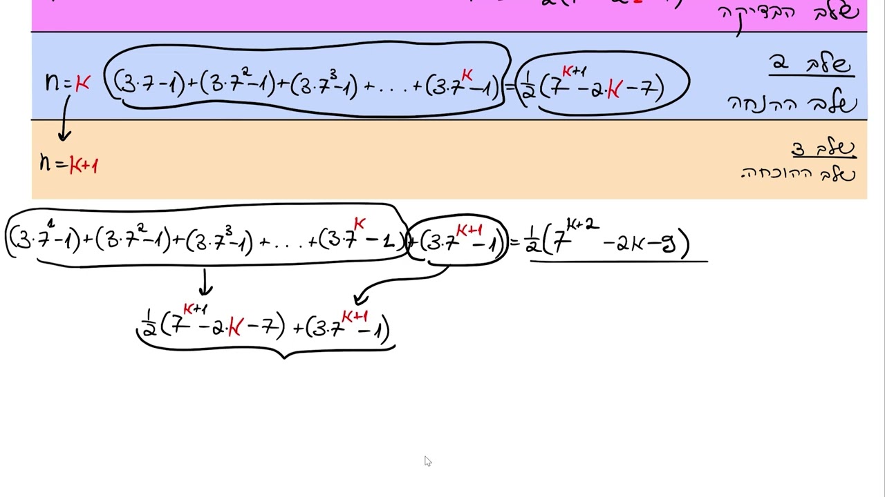 ספר ארכימדס כיתה יא 571 אינדוקציה   חזקות  1