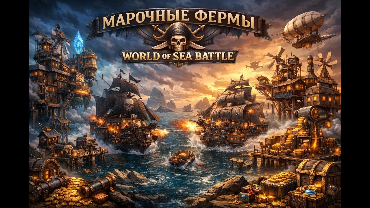 World of Sea Battle марочные фермы.