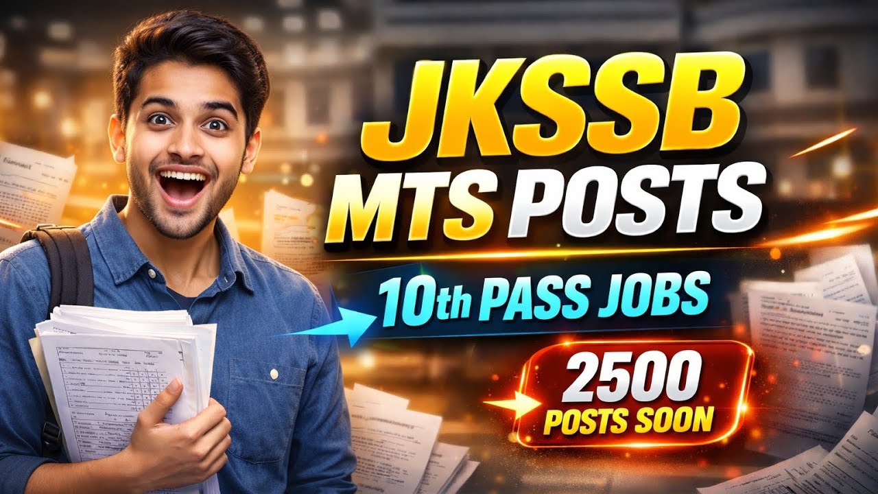 JKSSB 10th Pass MTS Posts Recruitment Update Check Complete Details In Video 
