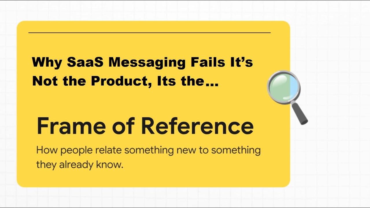Why SaaS Messaging Fails It&rsquo;s Not the Product, Its the Clarity