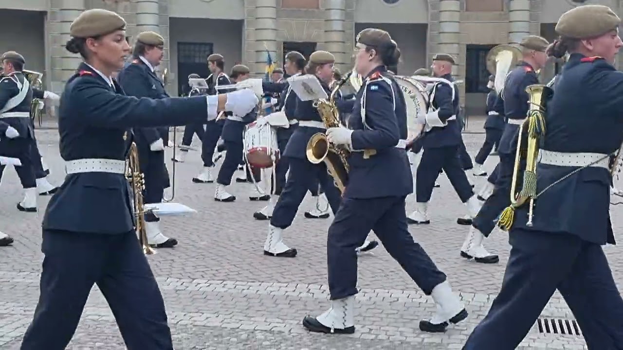 Hemvärnets musikkår Halland 20240804 Hemvärnets marsch