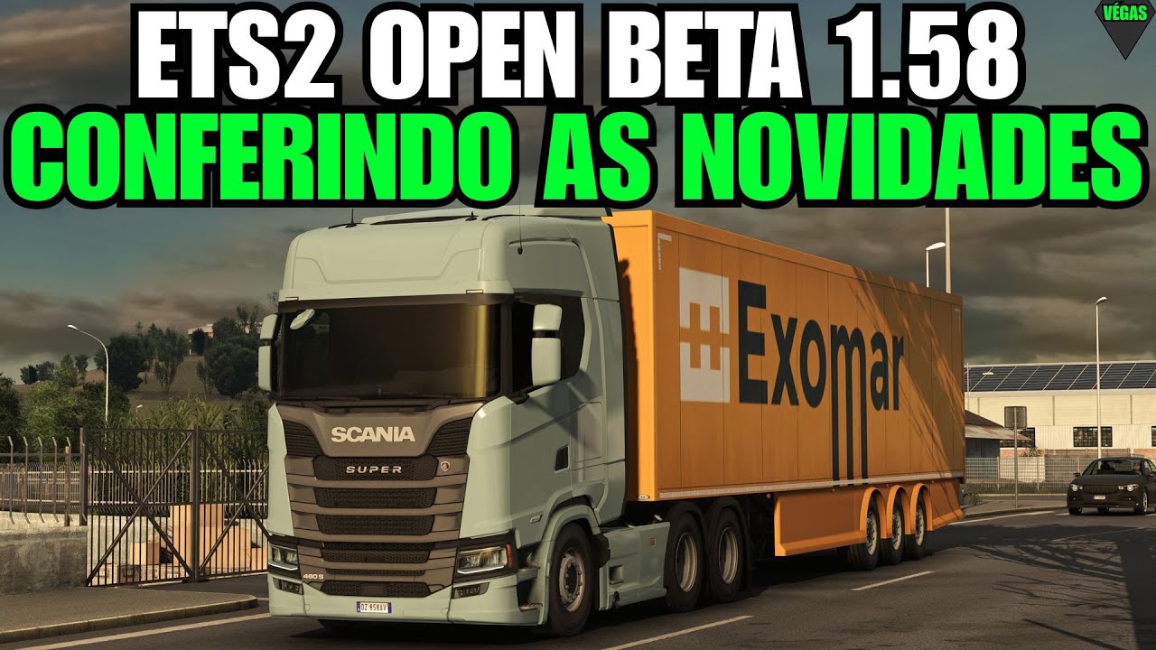 ETS2 1.58 open beta - testando as novidades - a melhor física do jogo