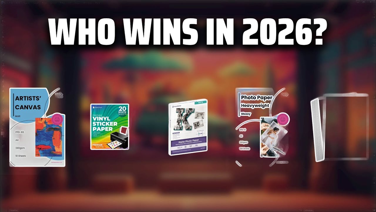 The Top 5 Best Poster Printer Paper in 2026 - Must Watch Before Buying!