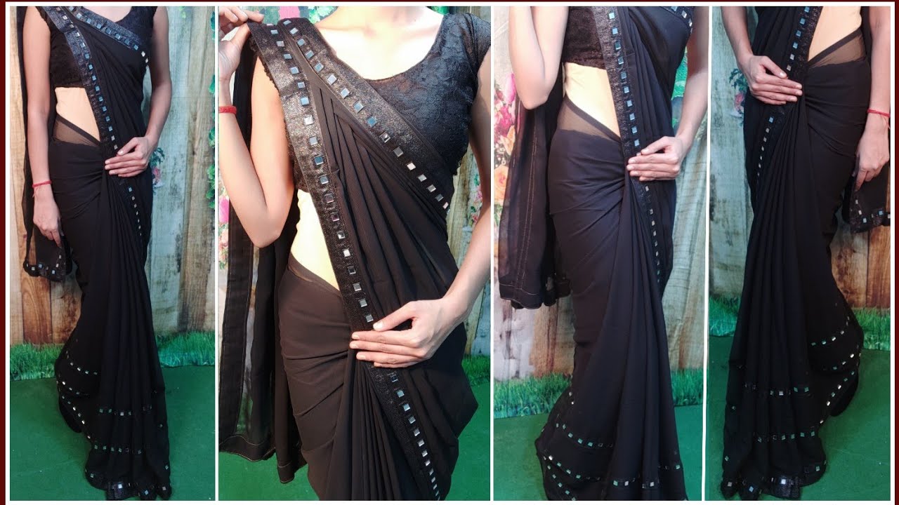HOW TO DRAPE YOUR SIMPLE SAREE IN ATTRACTIVE WAY|PARTY WEAR SAREE DRAPING|STEP BY STEP|HINDI