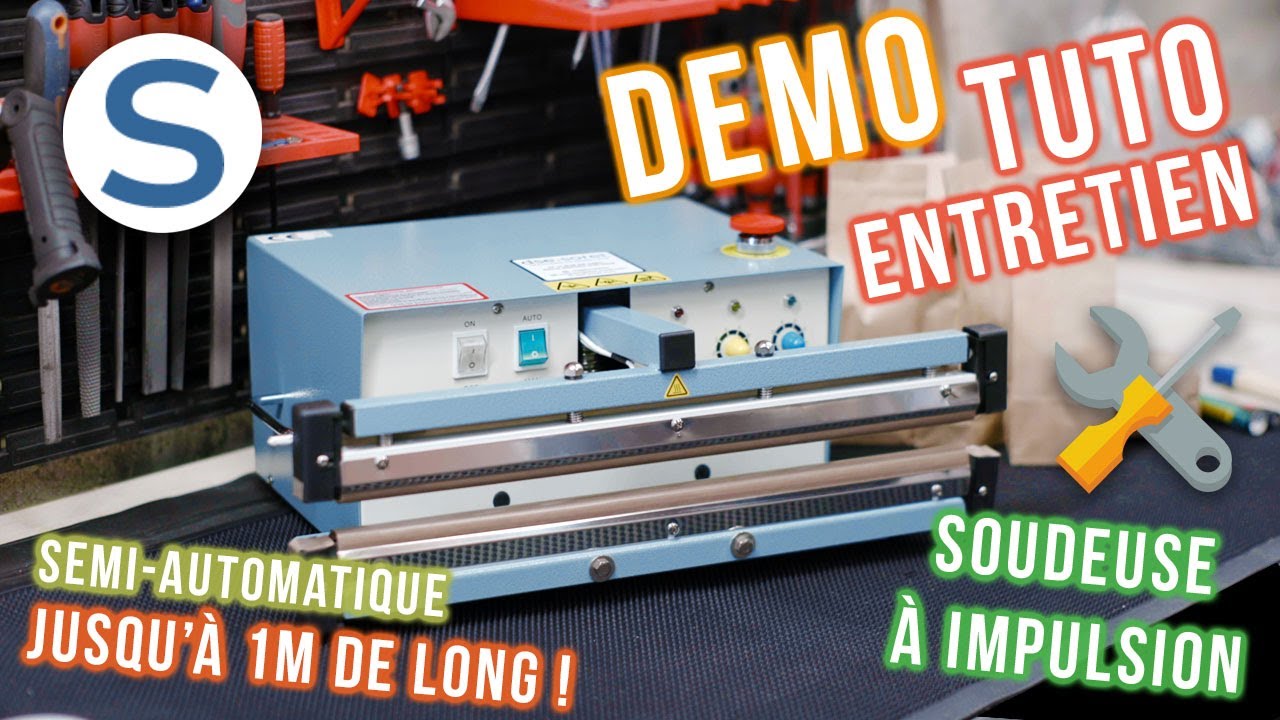 TUTO Soudeuse à impulsion semi-automatique WNA | Maintenance | Semi-automatic impulse sealer