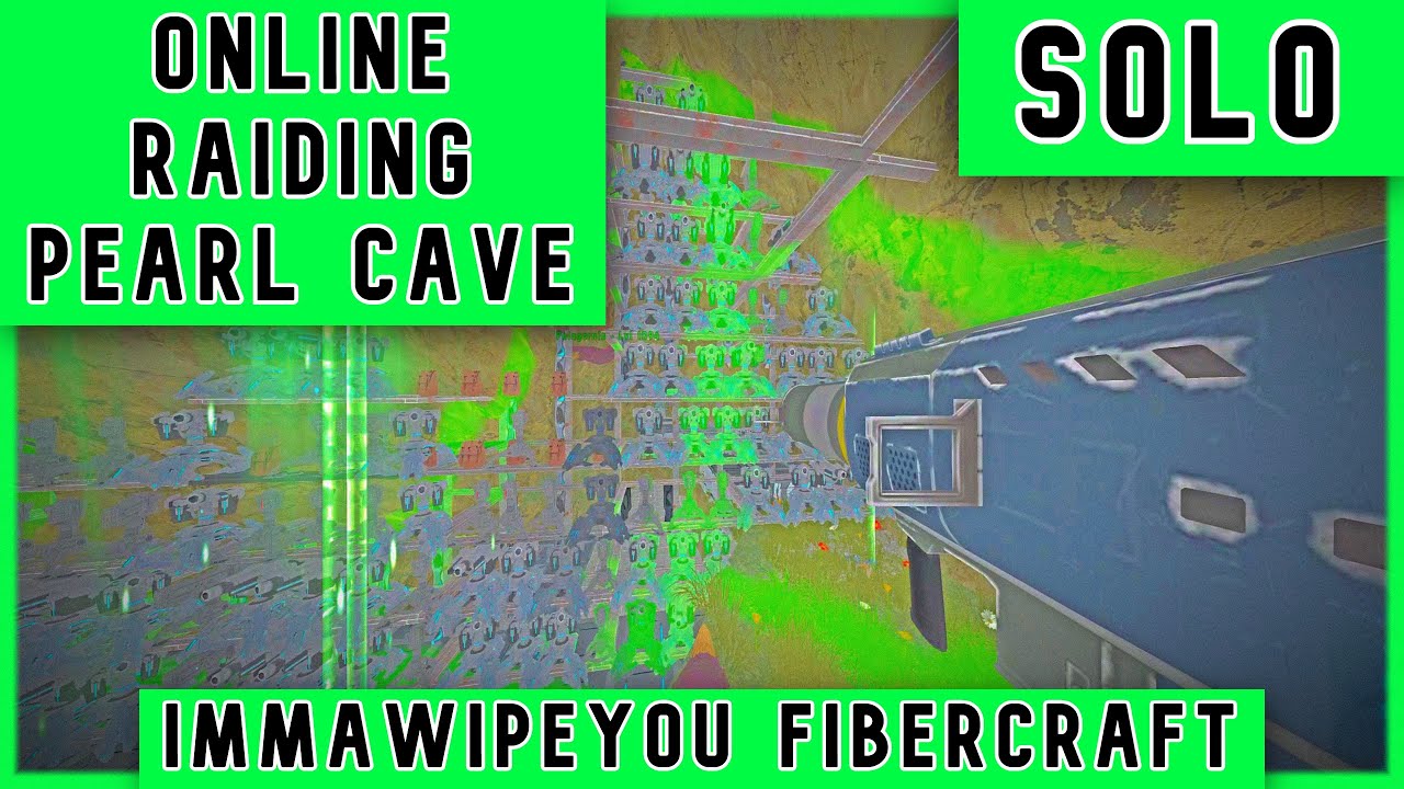 ARK - [SOLO] Online Raiding Pearl Cave on ImmaWipeYou Fibercraft