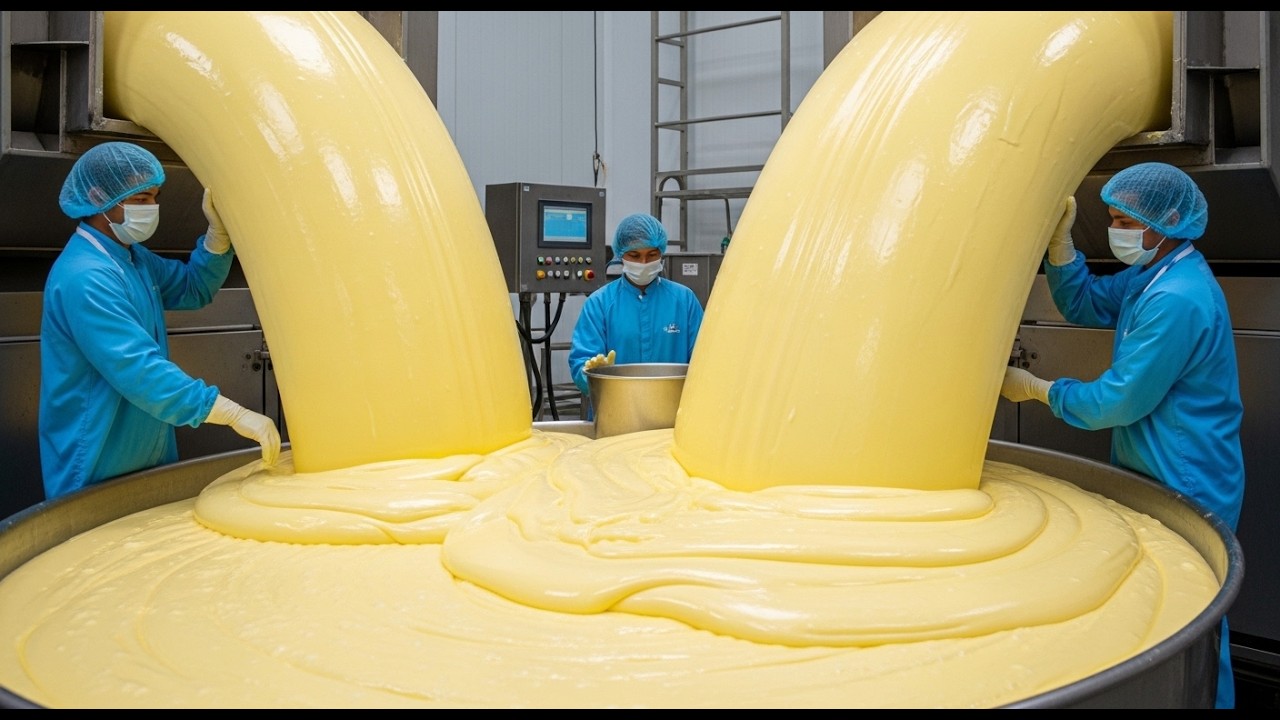 How Billion Tons of Butter Are Made - Massive Production Butter In Biggest Factory (Full Process)