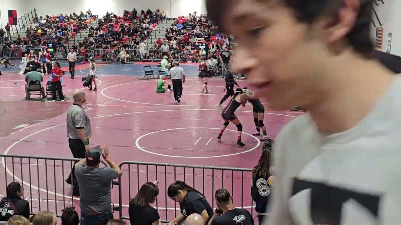 MEM. Palm Springs High School 2/17/2024 Girls Masters Wrestling Tournament 120 lb division.