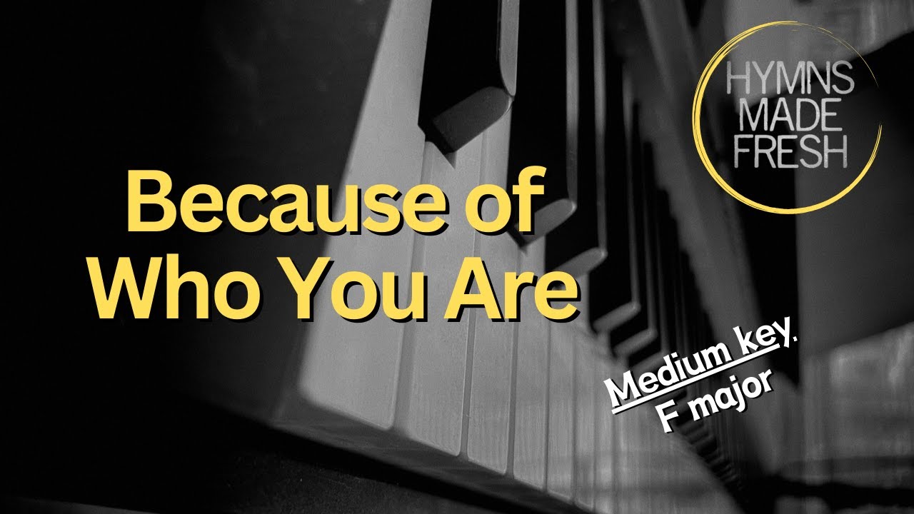 Because of Who You Are - PIANO Instrumental KARAOKE