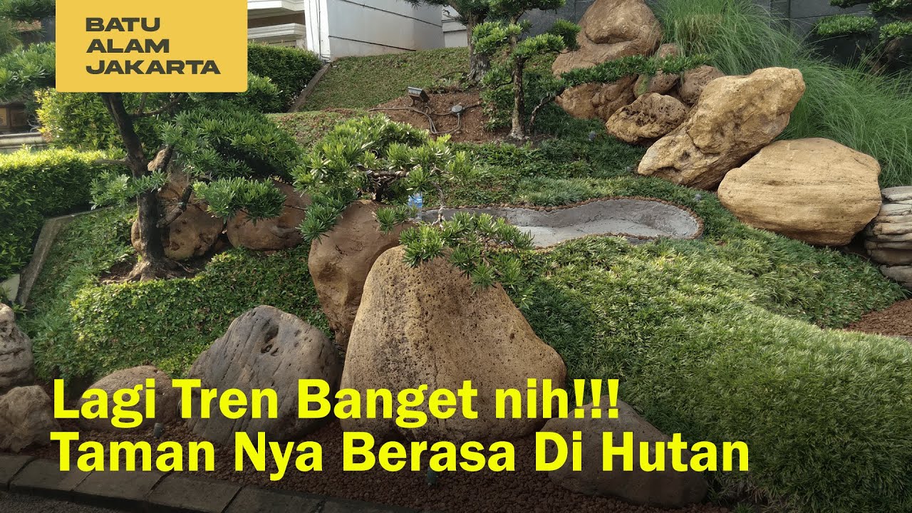 LAGI TRENDSETTER HIAS TAMAN KAYAK GINI [ INSPIRASI TAMAN BATU ALAM TERBAIK ]