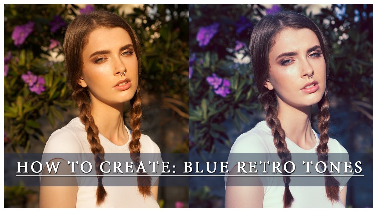 How to Create a Blue Retro Colour Grade in Lightroom [Lightroom Tutorial]