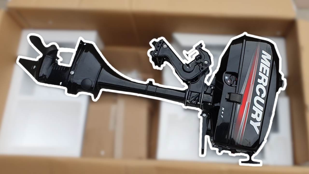 Motor Mercury 3.3 HP - Unboxing em português