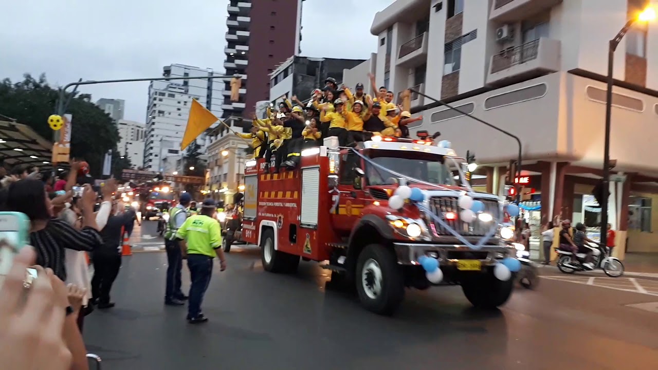 Desfile Benemérito Cuerpo de Bomberos Guayaquil 22-07-2018