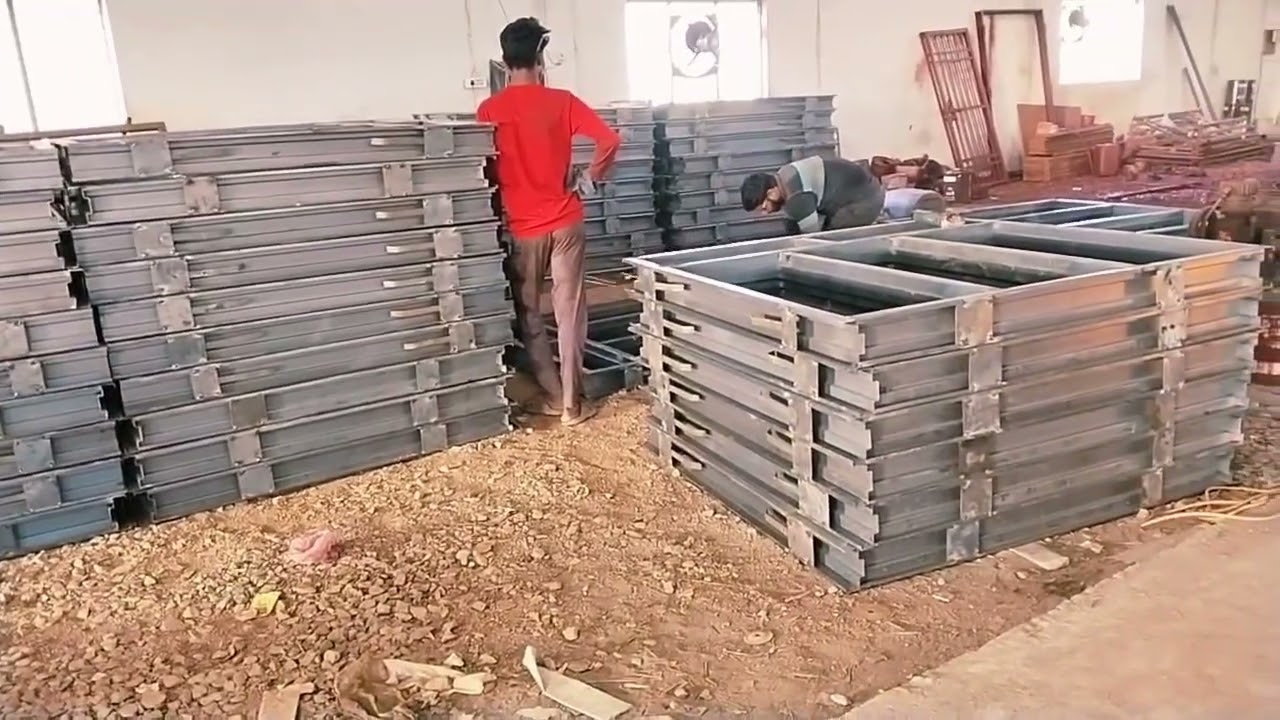 MS PRESSD STEEL WINDOWS FRAME WITH Z SECTION SHUTTER