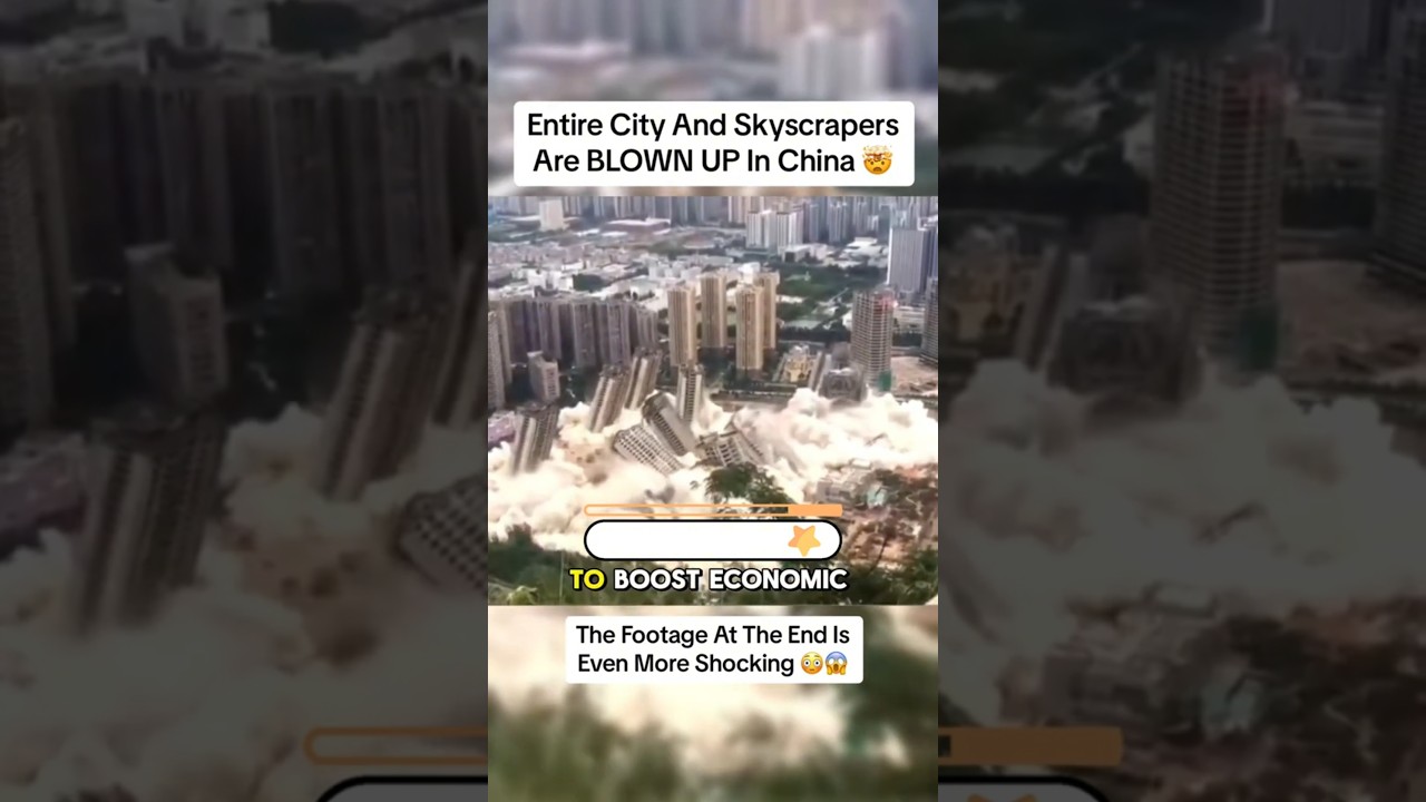 Epic Demolition Buildings in China