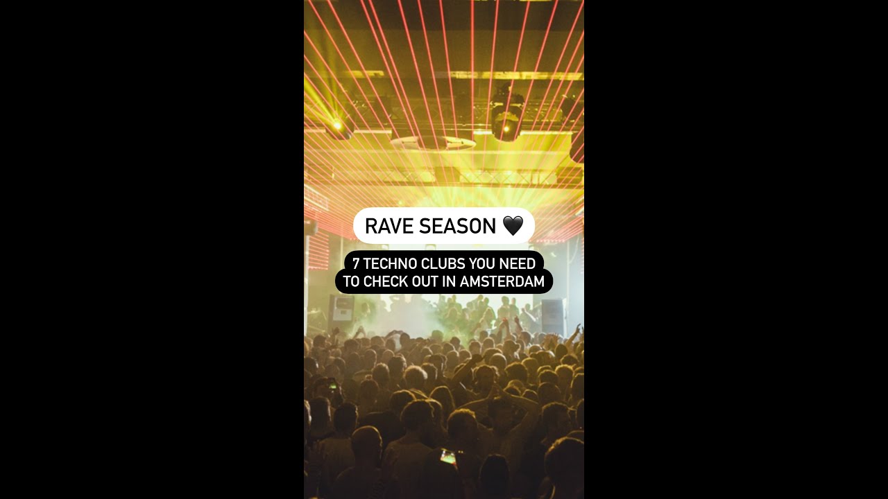 Best techno clubs in Amsterdam #techno #rave #technomusic #technorave #raving #ravelife