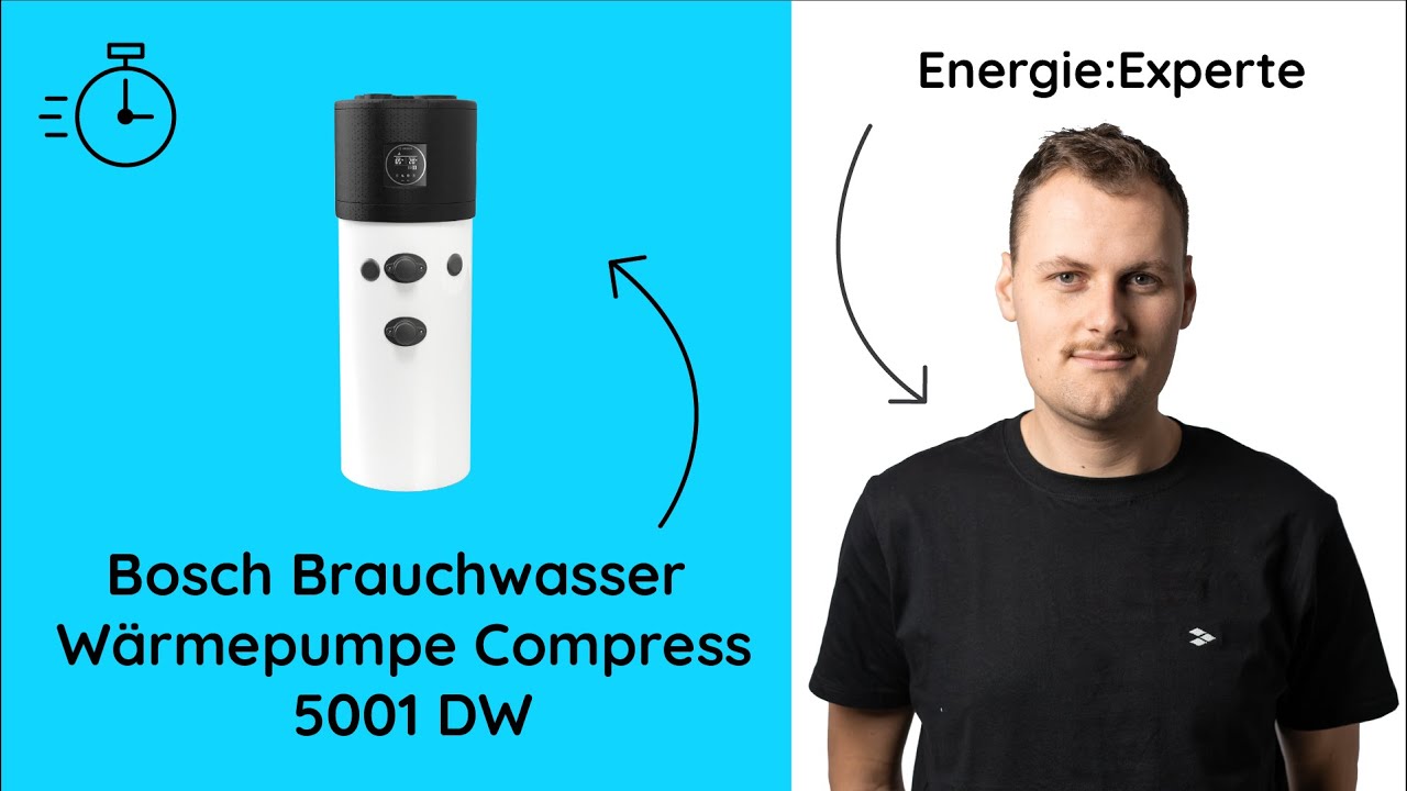 In 2 Min ausgecheckt: Bosch Compress 5001 DW Brauchwasser-W&auml;rmepumpe