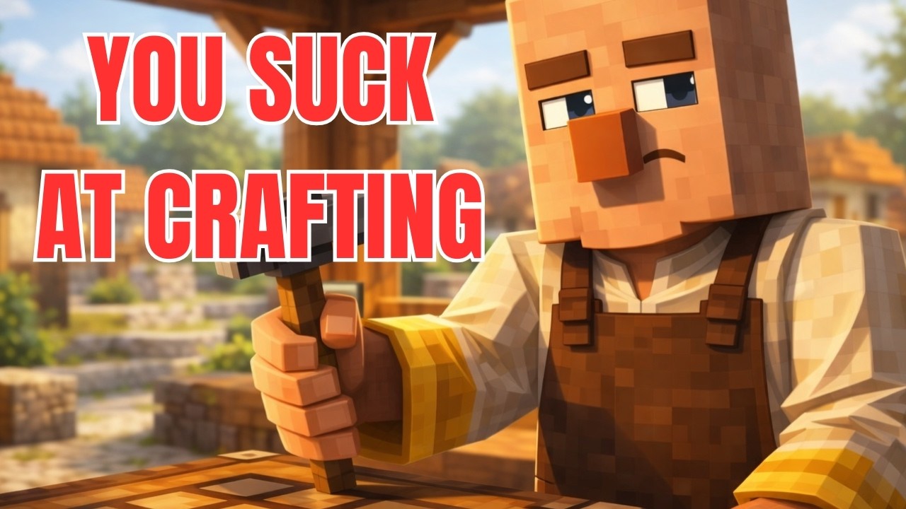 Minecraft ASMR Roleplay: Relaxing Villager Teaches You Crafting