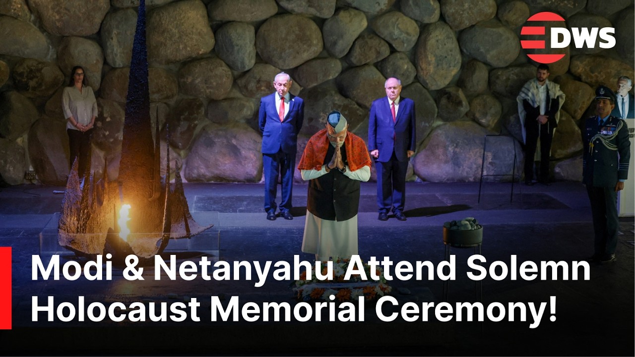 BREAKING: India&rsquo;s Modi and Israel&rsquo;s Netanyahu Attend Yad Vashem Holocaust Memorial Ceremony | AC1Z