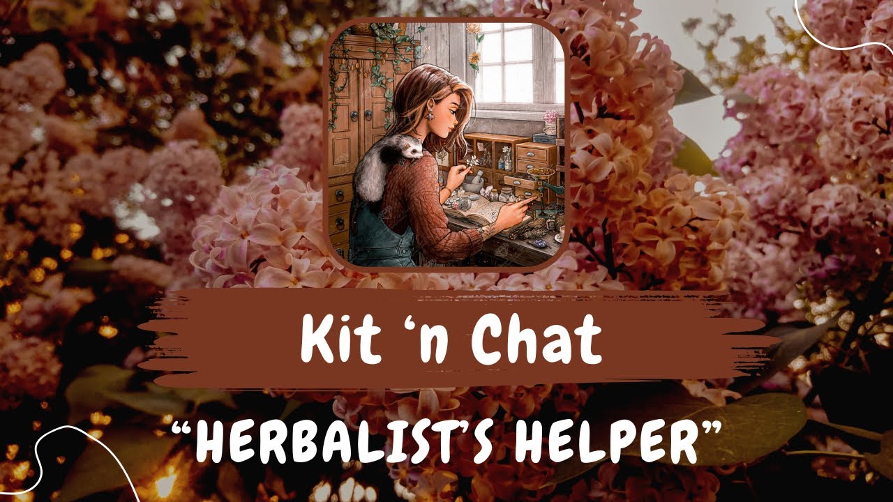 Kit ‘n Chat || “Herbalist’s Helper” from Diamond Art Club || + Diamond Painting Tag!