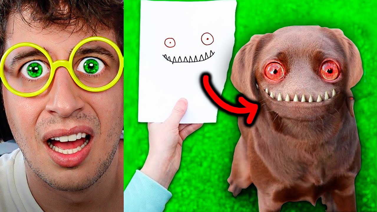 DIBUJOS de NIÑOS si fueran REALES! (increíble)