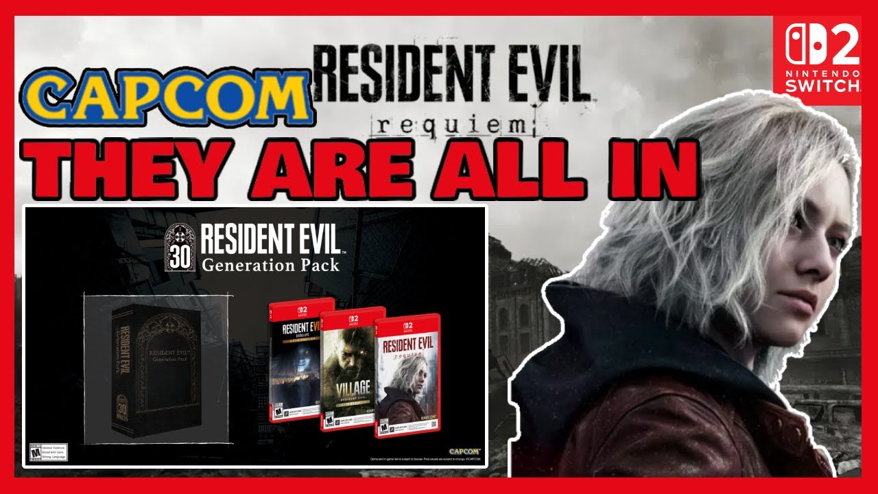 Resident Evil Requiem SWITCH 2 КОЛЛЕКЦИЯ ПРЕДЗАКАЗЫ #re9 #switch2 #residentevilrequiem #pragmata