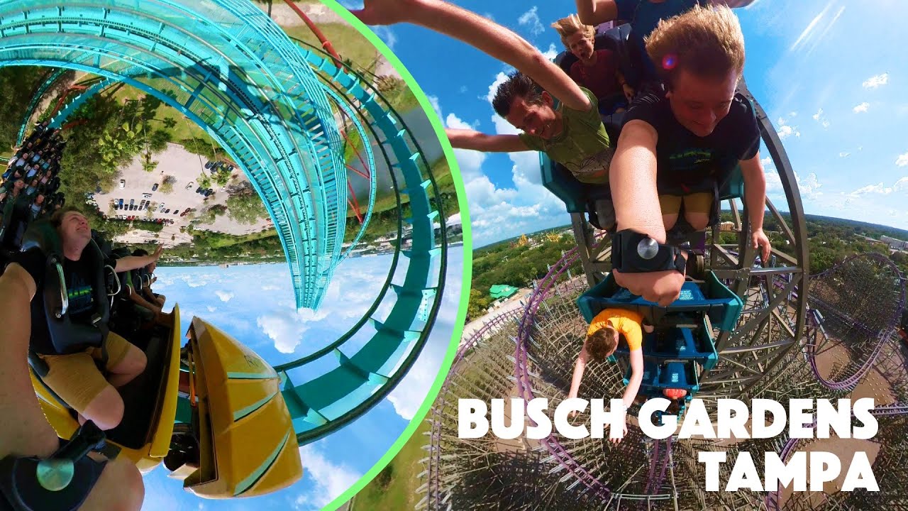 Busch Gardens Tampa - Het achtbanen pretpark van Florida - Eerste reactie Iron Gwazi - Orlando