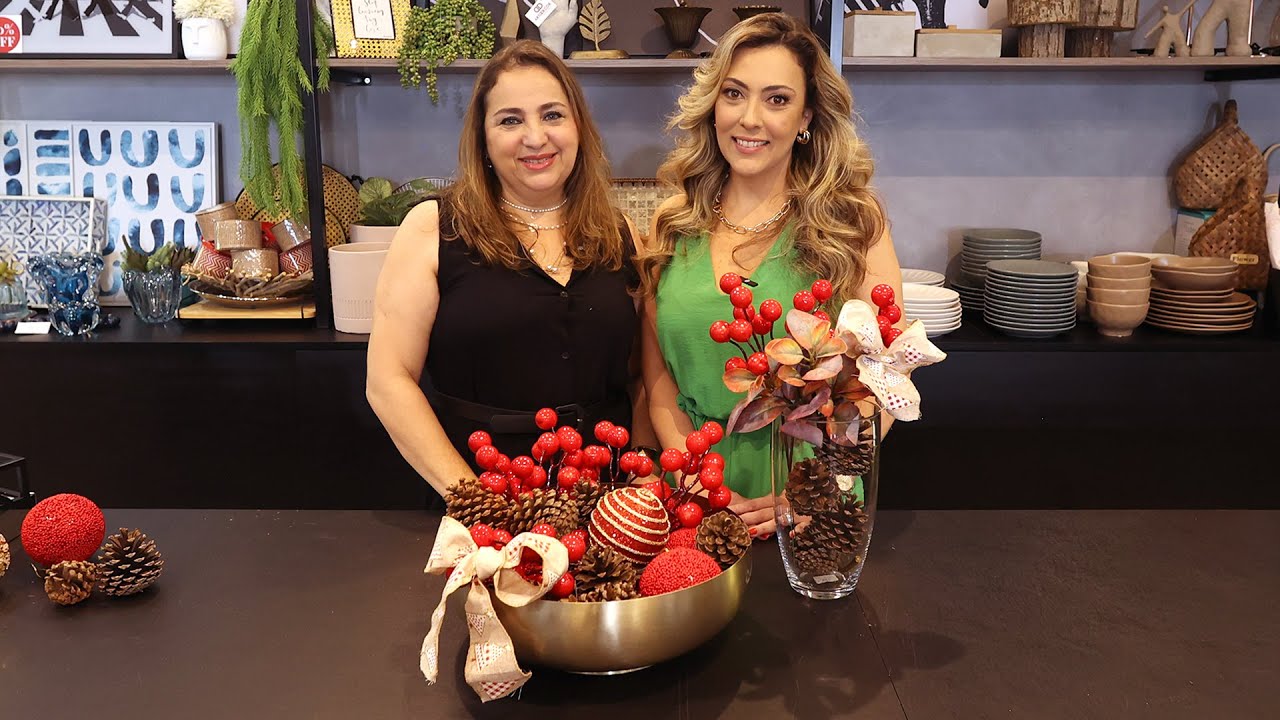 DICAS DE DECORAÇÃO COM PAULA BIGARAM - Dicas de como Montar Arranjos - RECEBER COMER VIVER